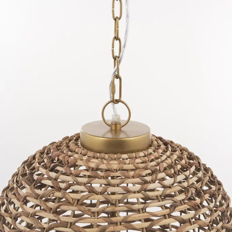 Sana Tall Watergrass Pendant Light - 17.5L x 17.5W x 26.0H