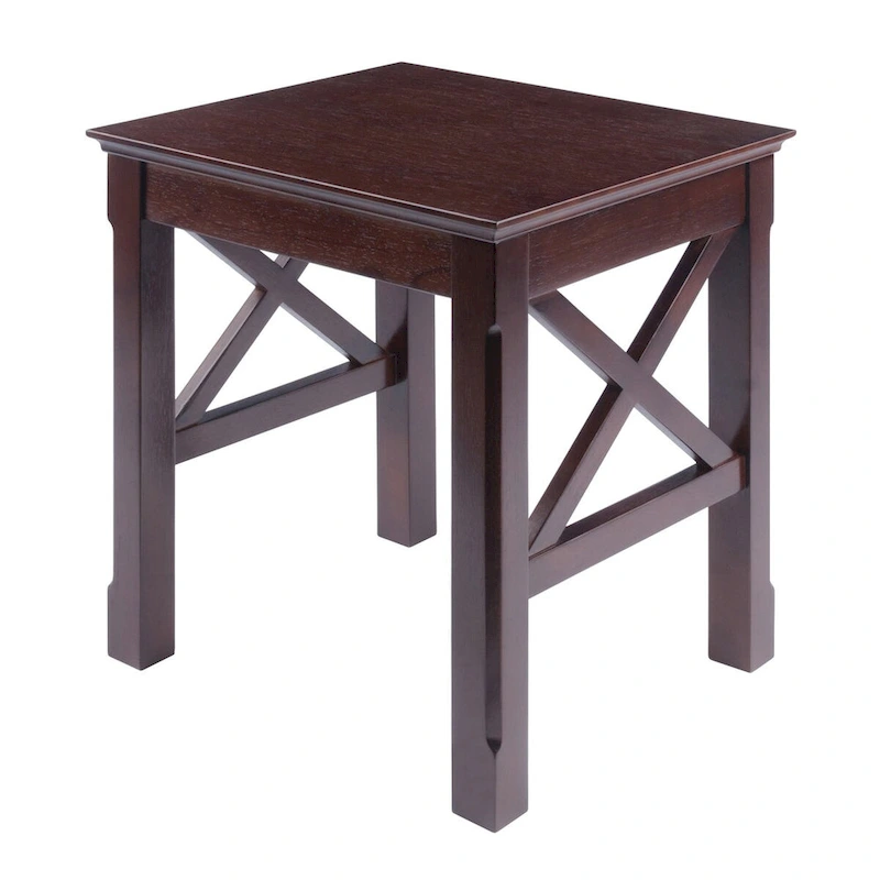 Xola 3-Pc Nesting Tables, Cappuccino - 21.1W x 17.3D x 22.1H.