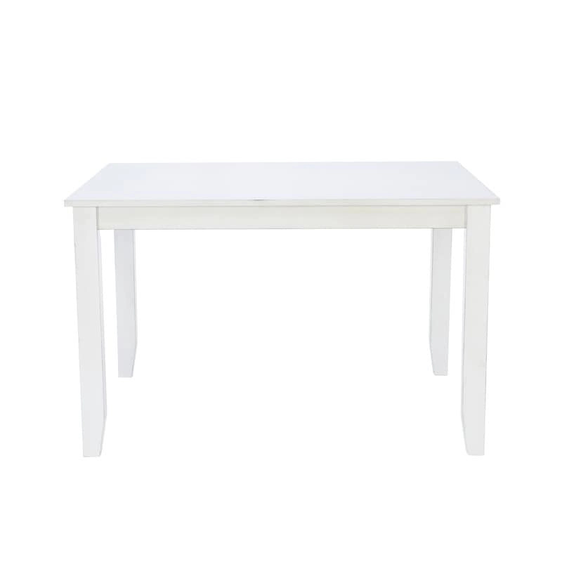 Harrow 5-piece White Farmhouse Dining Set