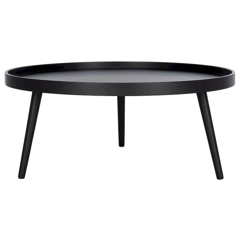 Arline Round Tray Top Coffee Table - 35.4 x 35.4 x 15 - 35Wx35Dx15H