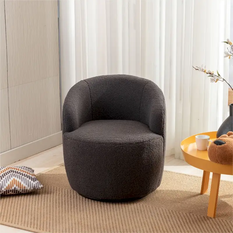 Swivel Accent Armchair Barrel Chair