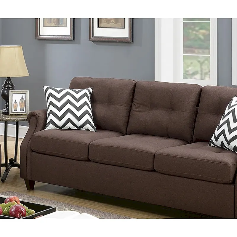 2 Piece Sofa Set With Accent Pillows