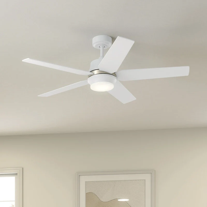 Kichler Maeve 52 inch LED Ceiling Fan Matte White with Matte White Blades