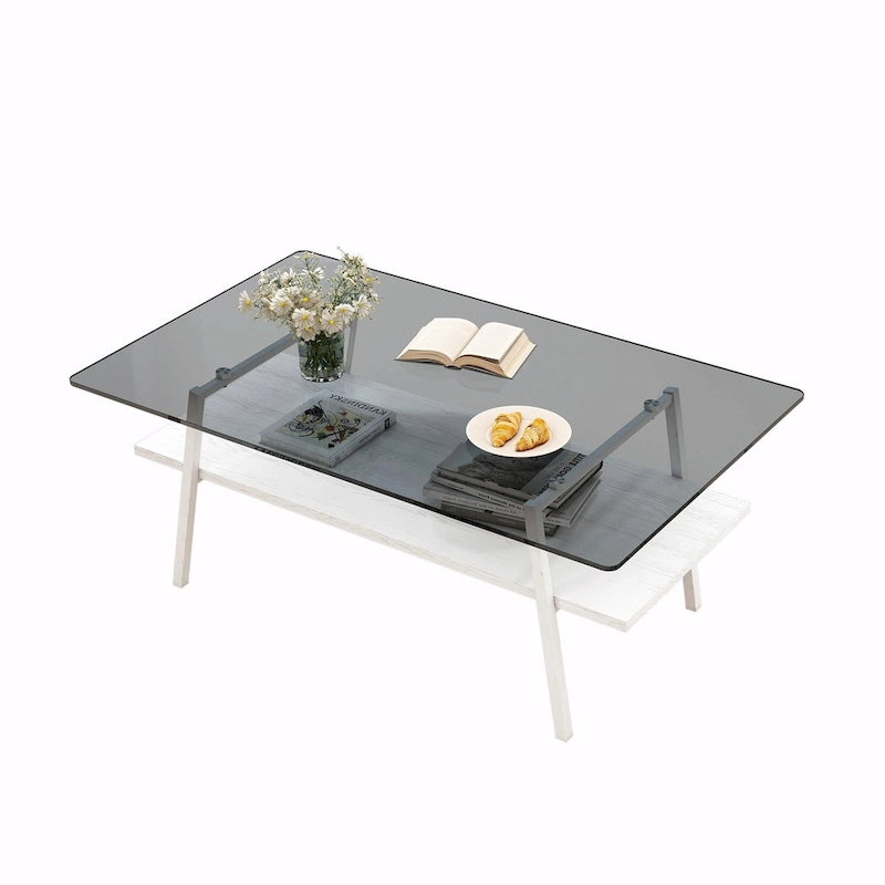 38.58 Rectangle Coffee Table with Modern Design