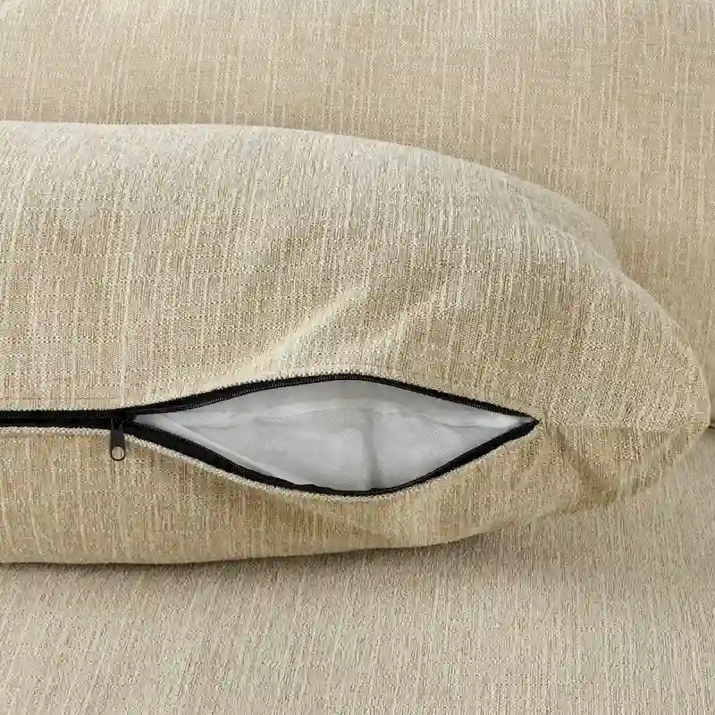 128inch Sectional Sofa Cloud Sofa Chenille Upholstered Sofa