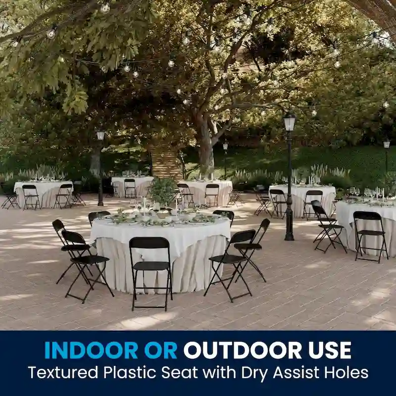 Plastic Folding Chair - 650LB Weight Capacity - Event Chair