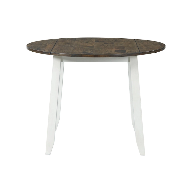 Kona Grey and White Drop Leaf Table