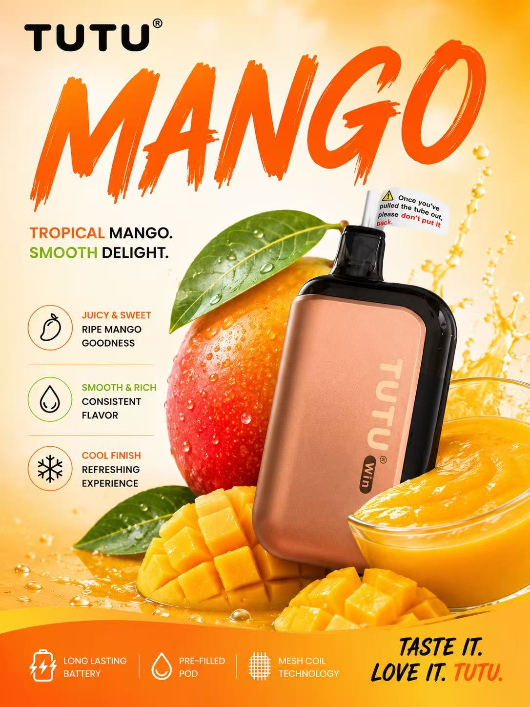 TUTU win 10000 Puffs Disposable Vape Newest brand 12 Flavors