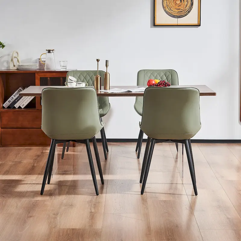 Modern Dining Chairs Set of 2 Upholstered Dining Room Chairs