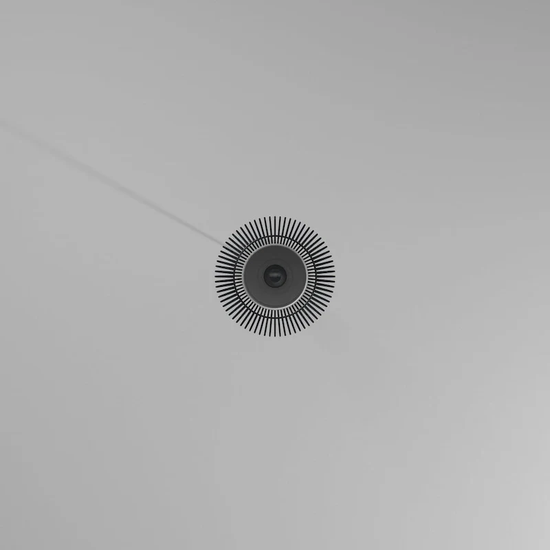 Eglo Razoni 1-light Black Mini Pendant with Opal Glass