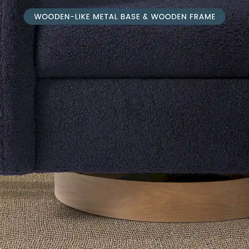 Bayville 29 Wide Sherpa Swivel Chair (Set of 2)