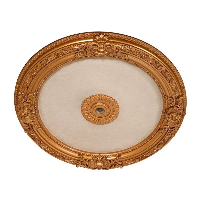 Blanco Round Chandelier Ceiling Medallion 36in