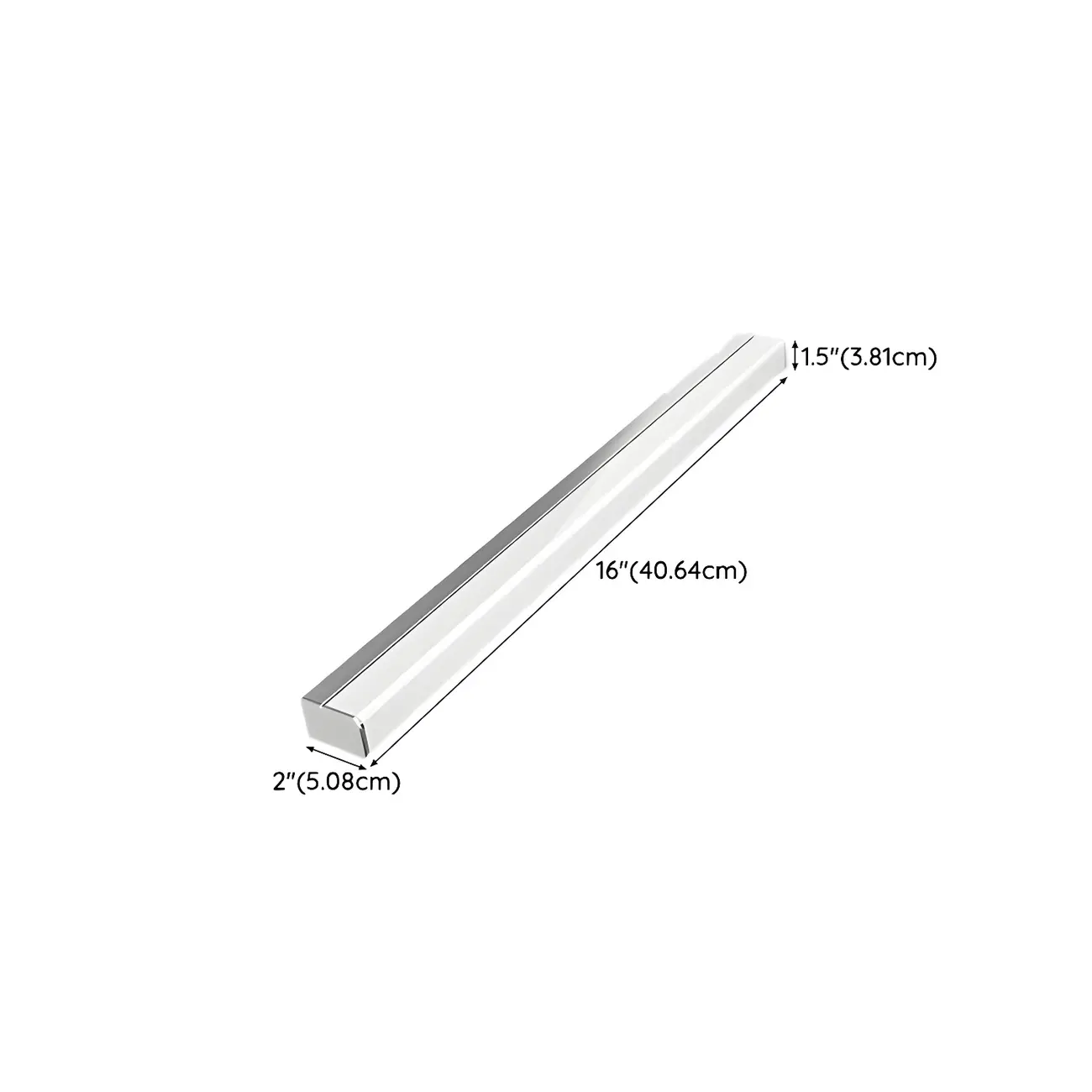 Dimmable Modern Linear White LED Vanity Wall Light
