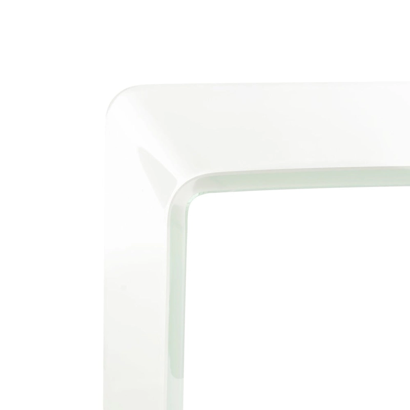 SAFAVIEH Modena Ombre Glass Console Table - Clear / Blue - 43.3 x 13.8 x 29.5 - 43Wx14Dx30H