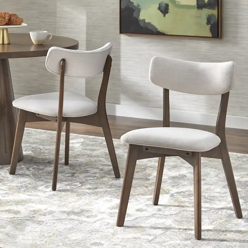 Lifestorey Cari Solid Wood Dining Chair (Set of 2)