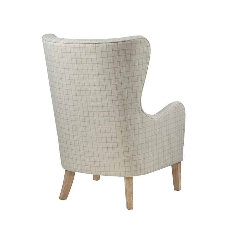 Madison Park Leda Swoop Wing Chair