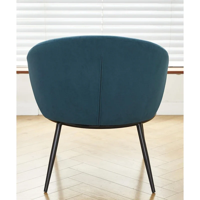 Mid Century Velvet Upholstered Living Room Accent Chair