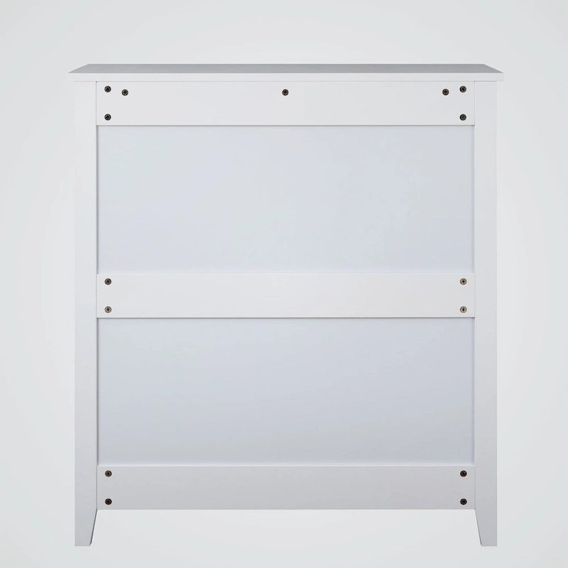 Solid Wood Spray-painted 6 Drawer Chest