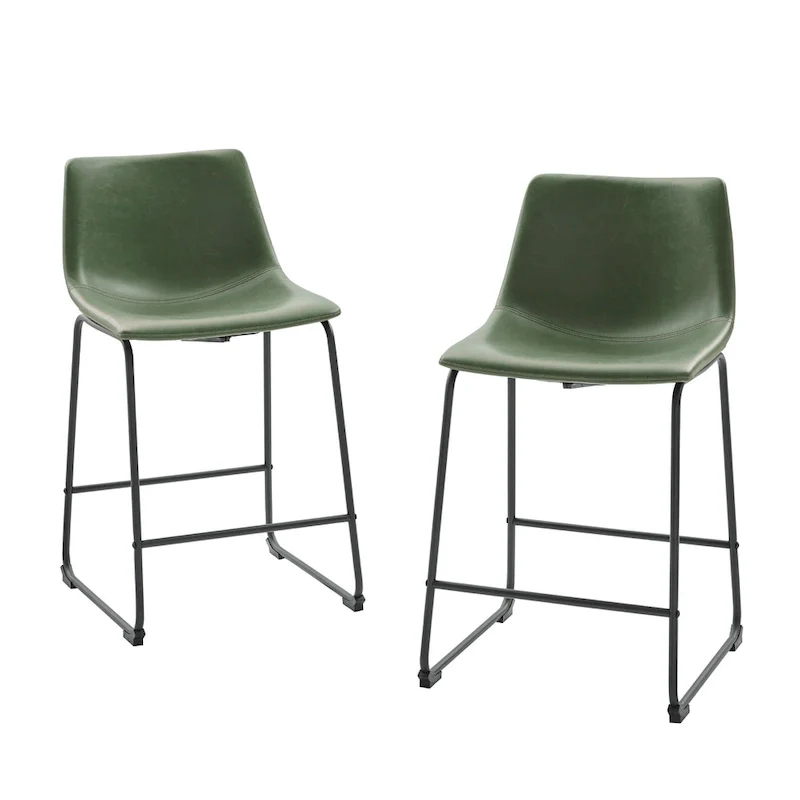26-inch Faux Leather Counter Stool