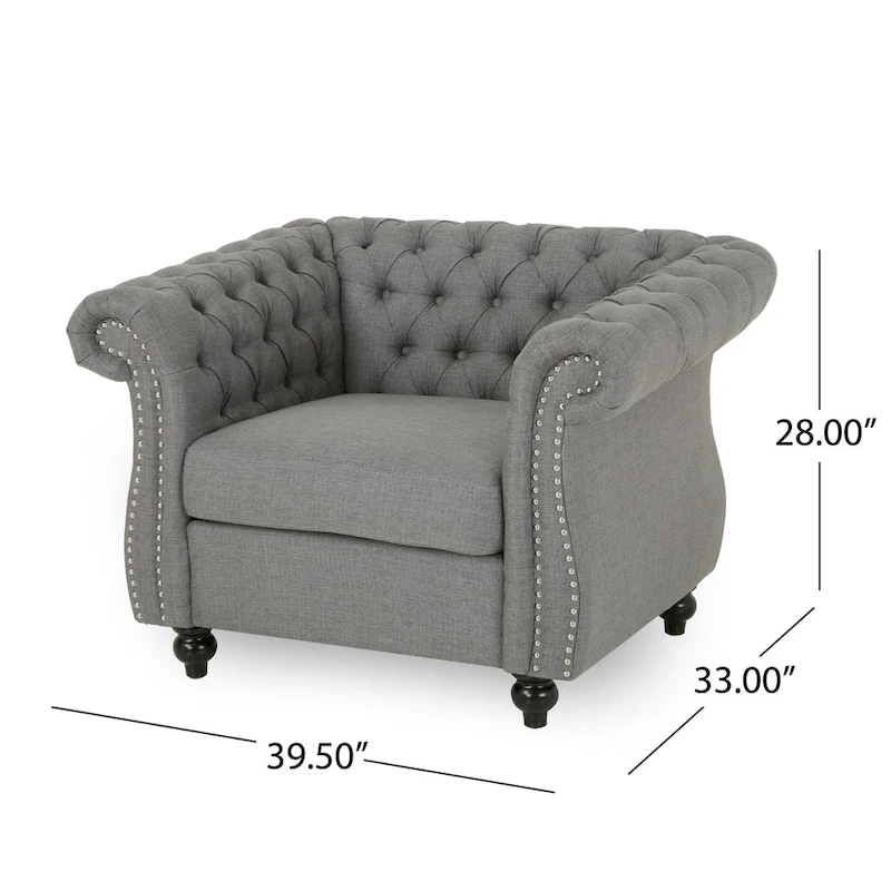 Westminster Chesterfield Club Chair by Christopher Knight Home