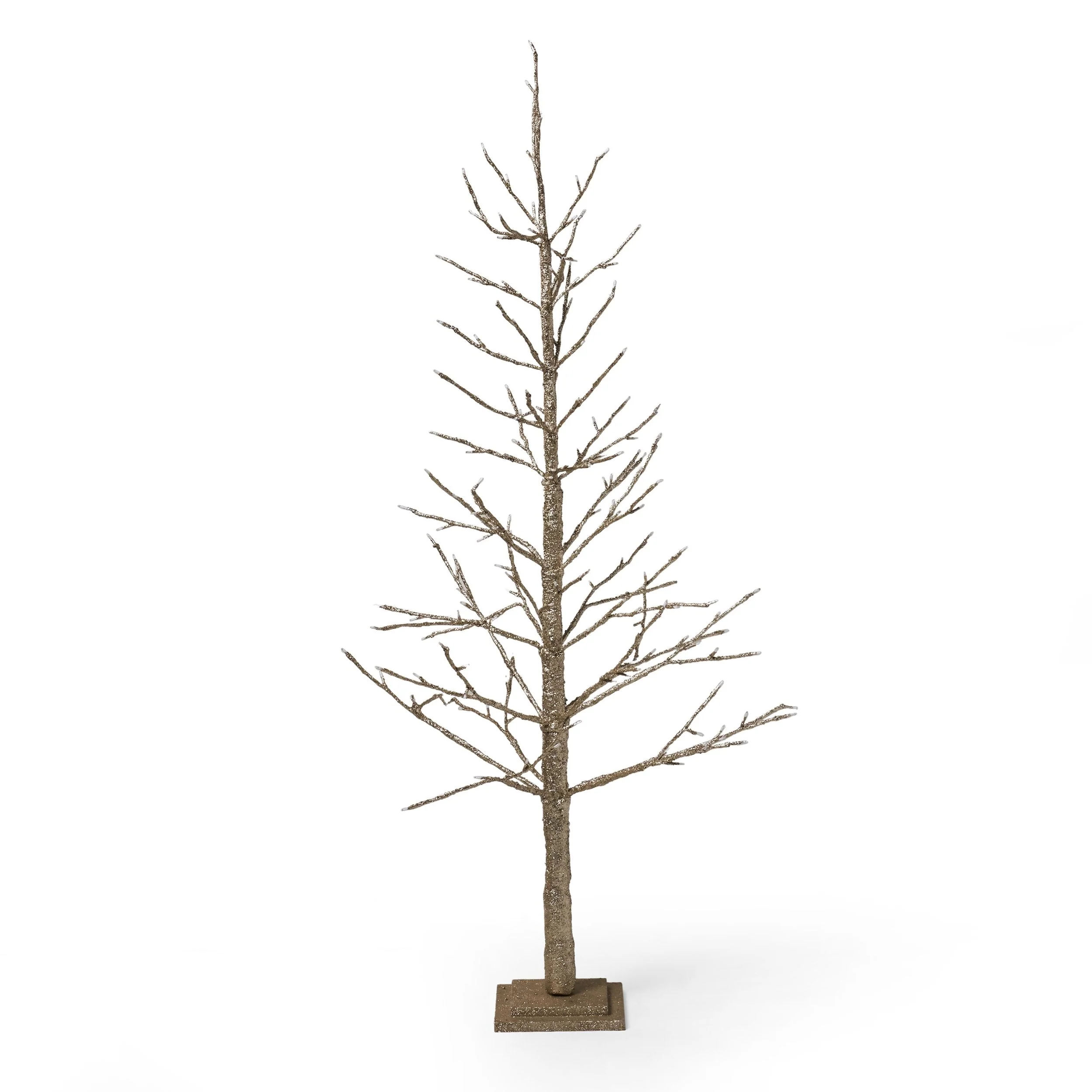 5-foot Pre-Lit 186 Warm White LED Artificial Christmas Twig Tree - NH476313