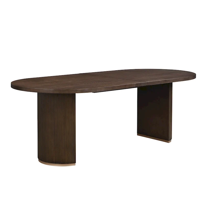 Modern Style Oval Wood Dining Table