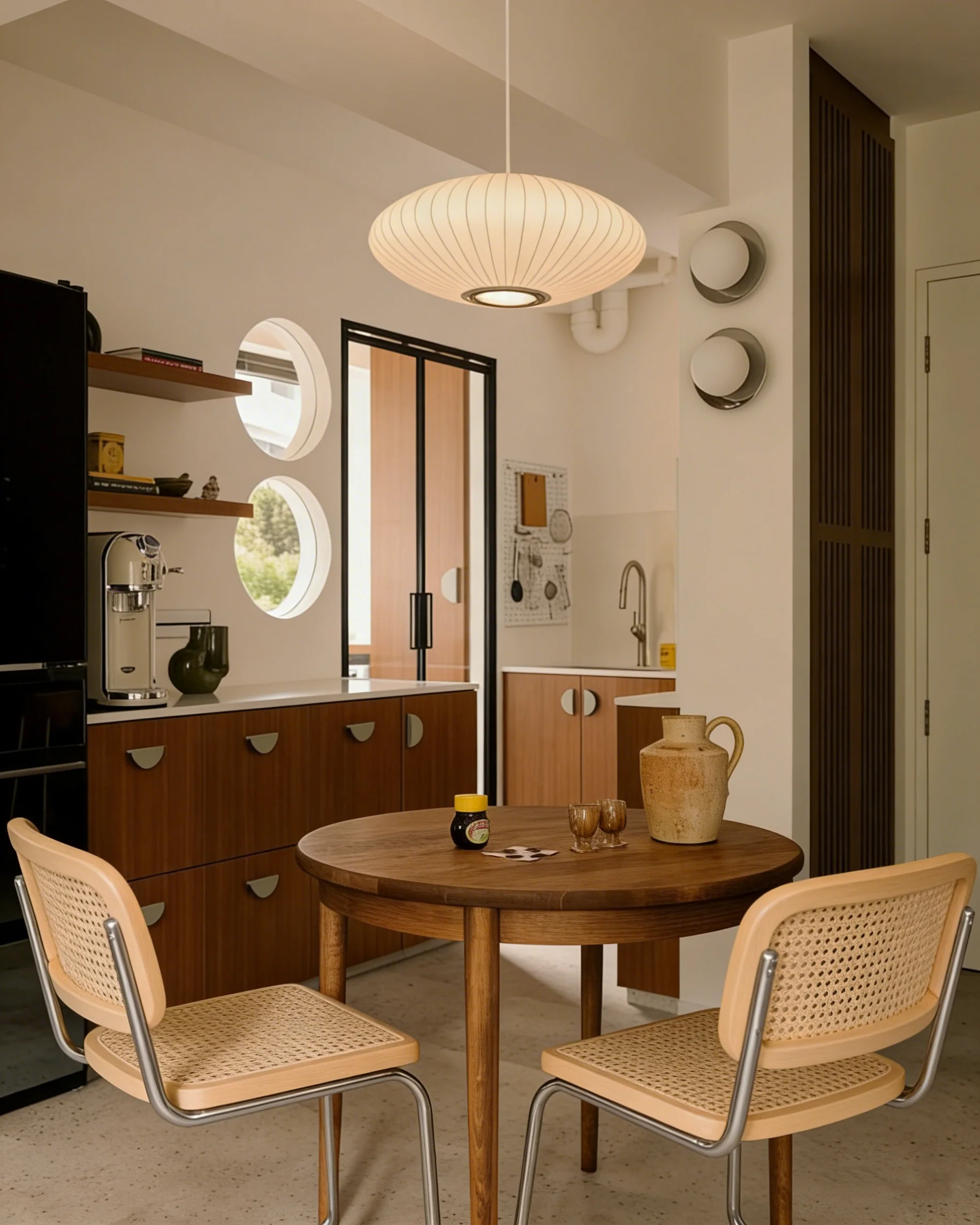 Dining Chairs,Velvet Rattan Side Accent Chairs with Chrome Legs,2 PCS