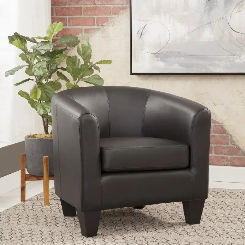 Grafton Home Enzo Upholstered Accent Barrel Chair