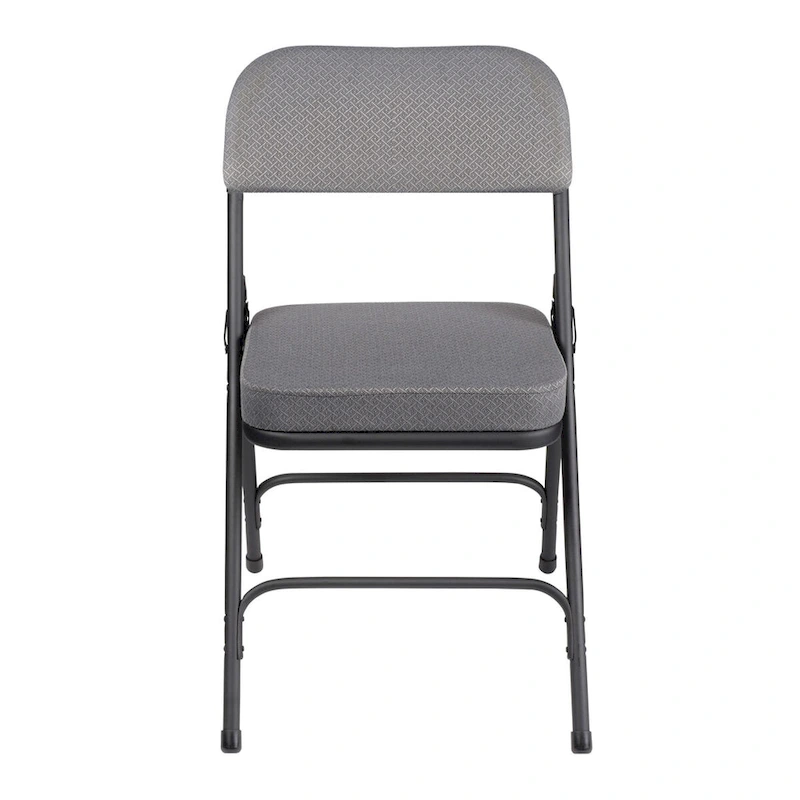 Hampden Furnishings Bernadine Collection Deluxe Fabric Padded Folding Chair, Pack of 2