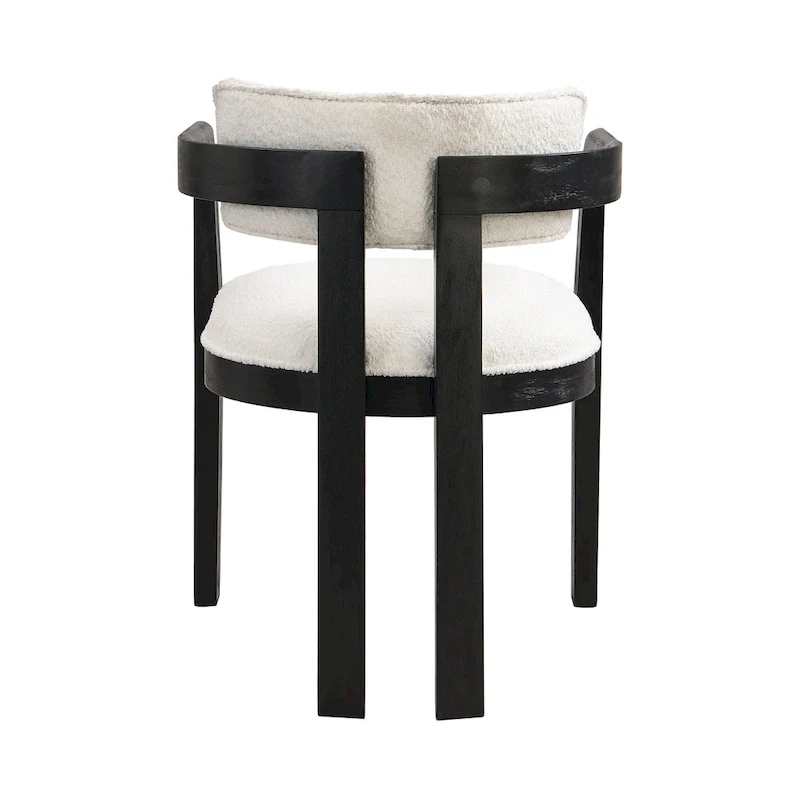 Conrad Sophisticated Modern Dining Chair With Armrest by Christopher Knight Home