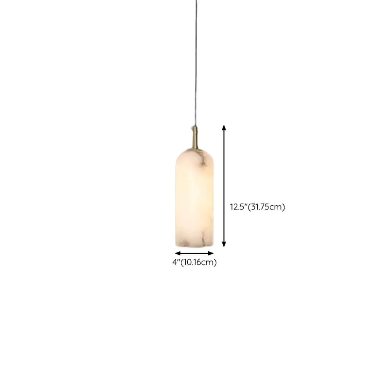 Modern Gold Globe Alabaster Kitchen Pendant Lighting