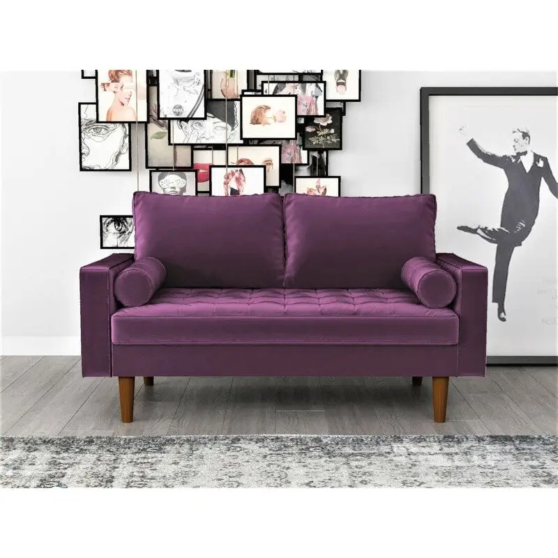 US Pride Mac Velvet Loveseat