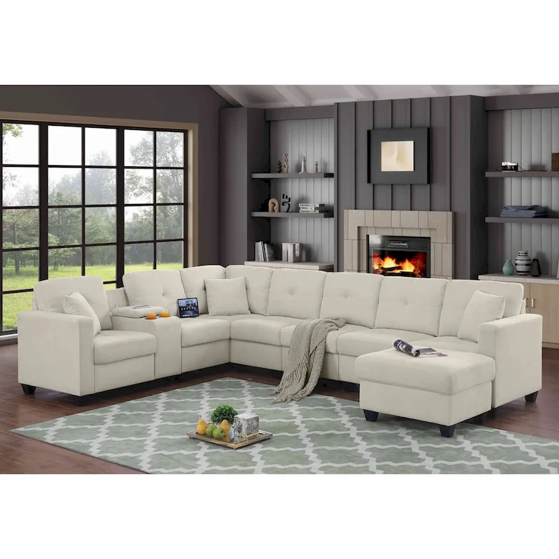 Velvet Modular Sectional Sofa