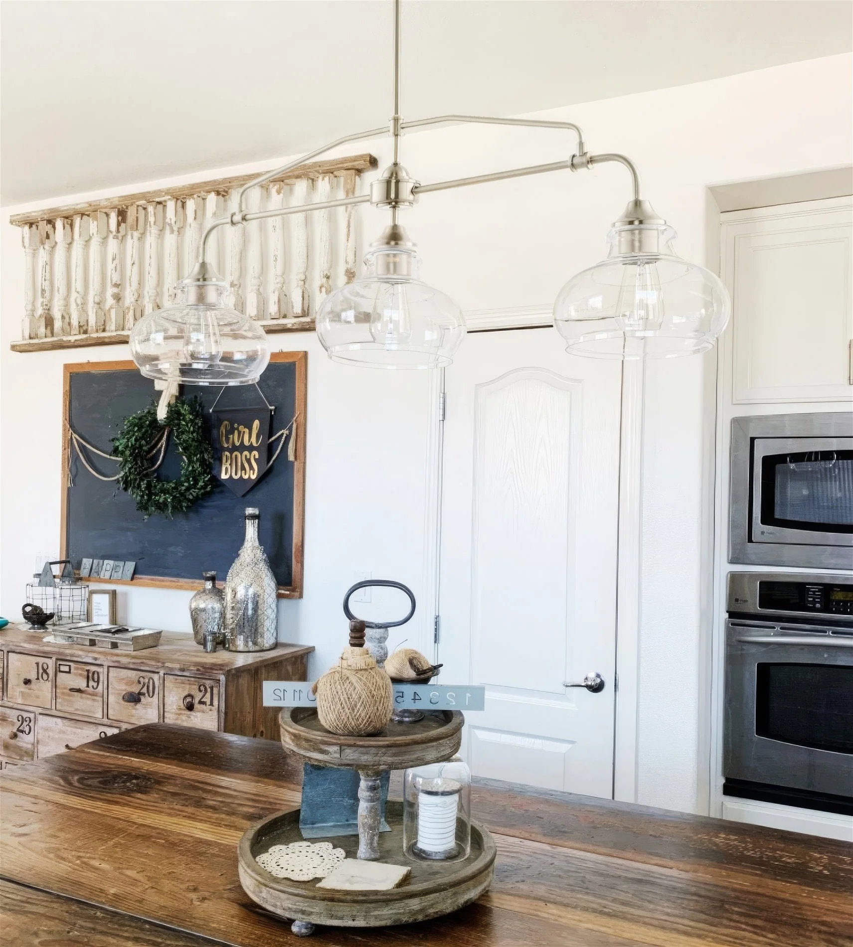 Harlow 38 Modern Industrial Farmhouse / Schoolhouse 3-Light Island Light