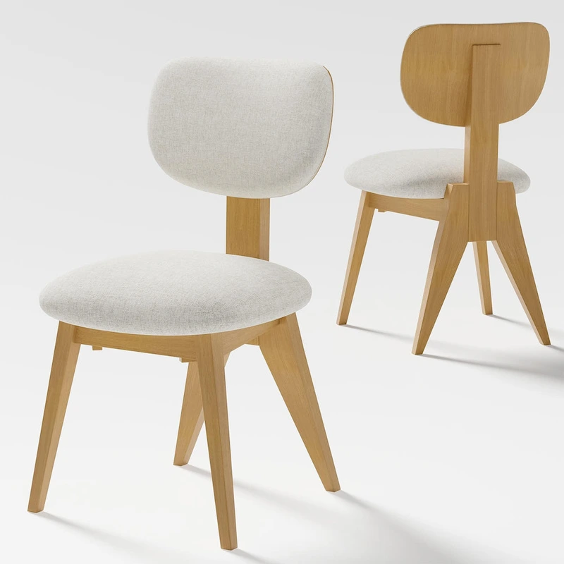 Solid Wood Dining Chairs(Set Of 2) - 21*19*33