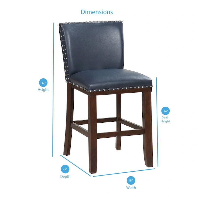 Toledo Upholstered Counter Stools (Set of 2) by Greyson Living