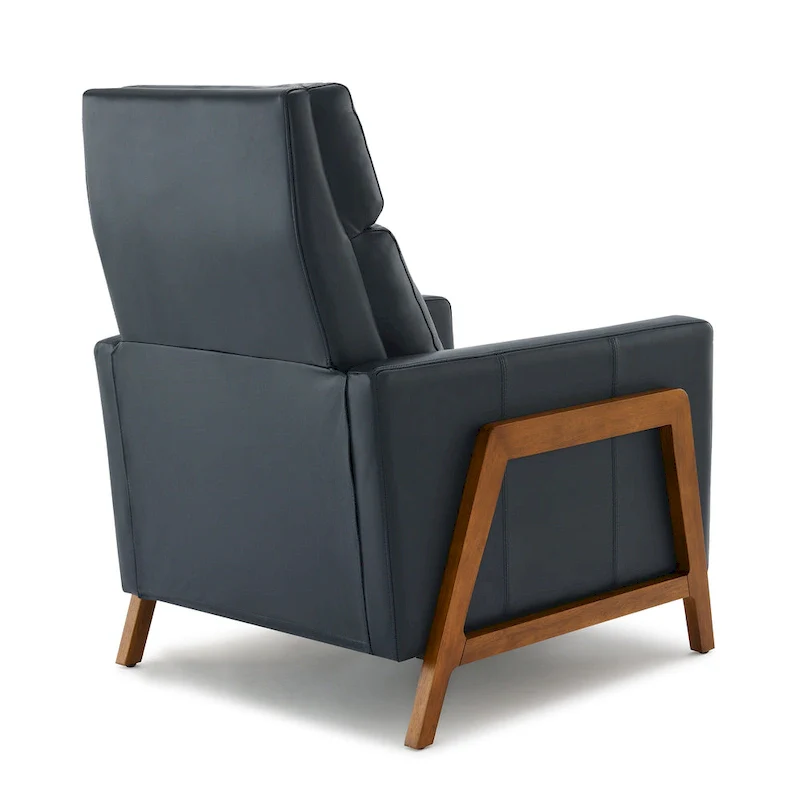 Roland Top Grain Leather Push Back Recliner by Greyson Living