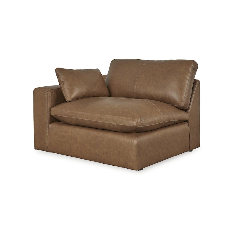Signature Design by Ashley Emilia Medium Brown 6-Piece Sectional - 170W x 130D x 36H
