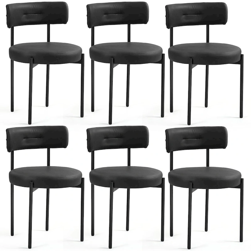 AVAWING Dining Chairs Mid-Century Modern Kitchen Chairs Set of 6