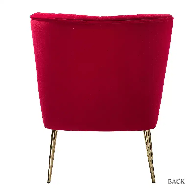 Quentin Velvet Accent Side Chair with Padded Seat Set of 2 | Karat Home