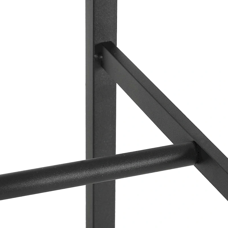 Moasis 4 Tiers Heavy Duty Coat Rack Garment Racks with 3 Hang Rods & 6 Shelves