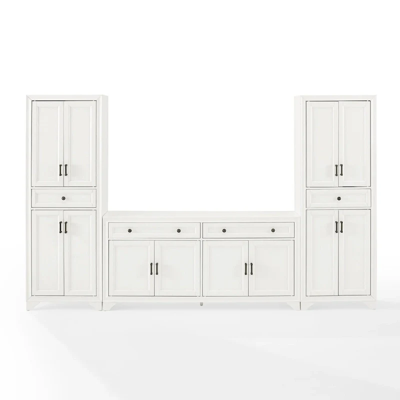 Crosley Tara 3Pc Sideboard And Pantry Set - 15x108.5x67.75