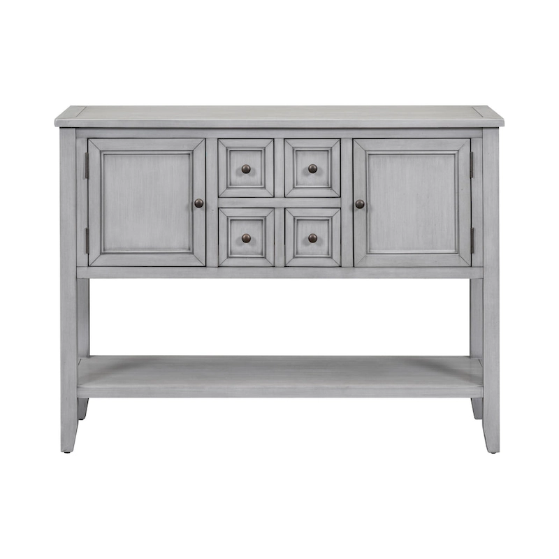 Buffet Sideboard Console Table with Bottom Shelf