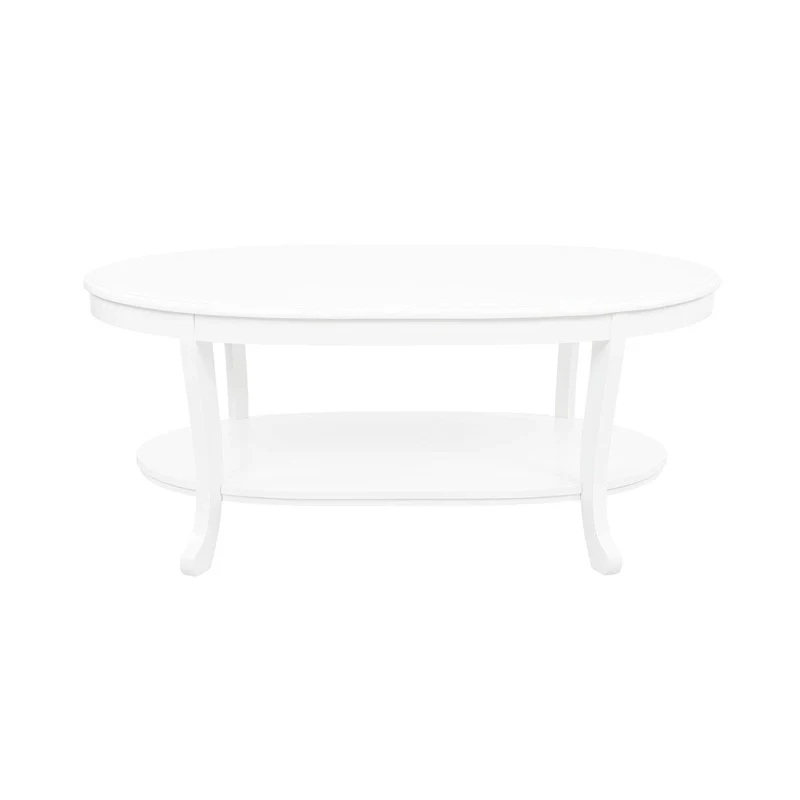 Rusitc White Wood Coffee Table