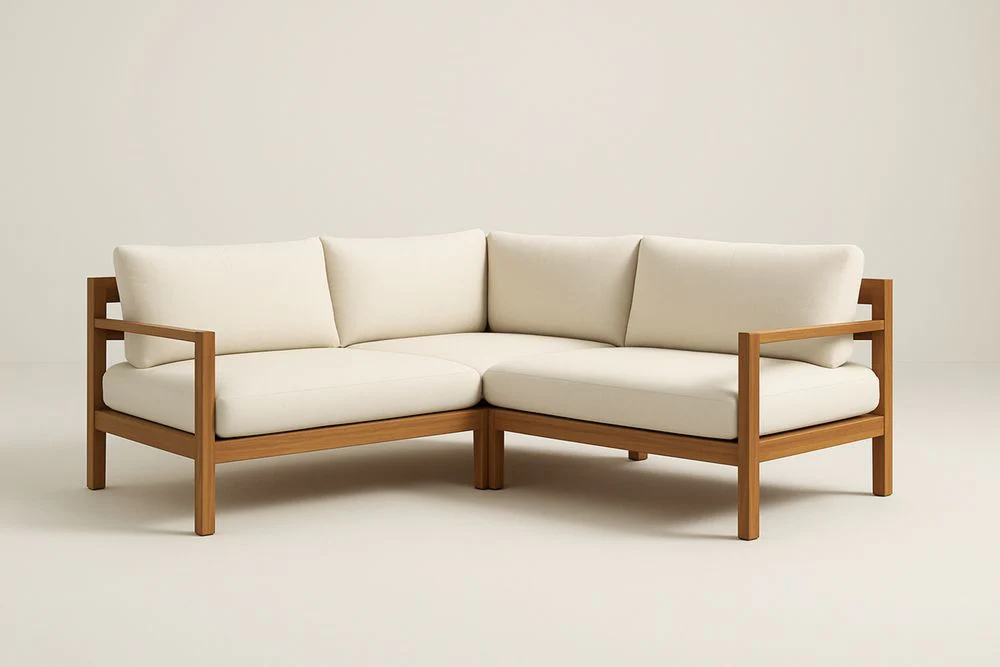Corner Sectional Sofa - Crme