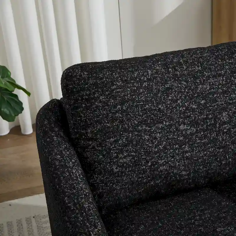 GDFStudio - Clara Chenille Swivel Accent Chair with Sleek Modern Design and Plush Cushioning - 31.5W