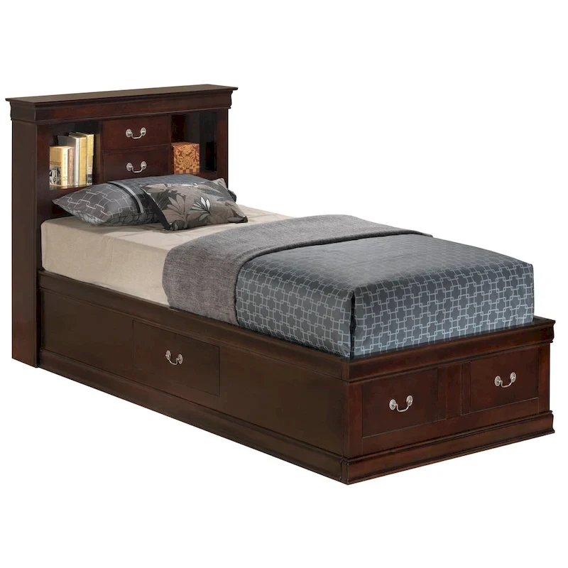 Glory Furniture Louis Phillipe Storage bed