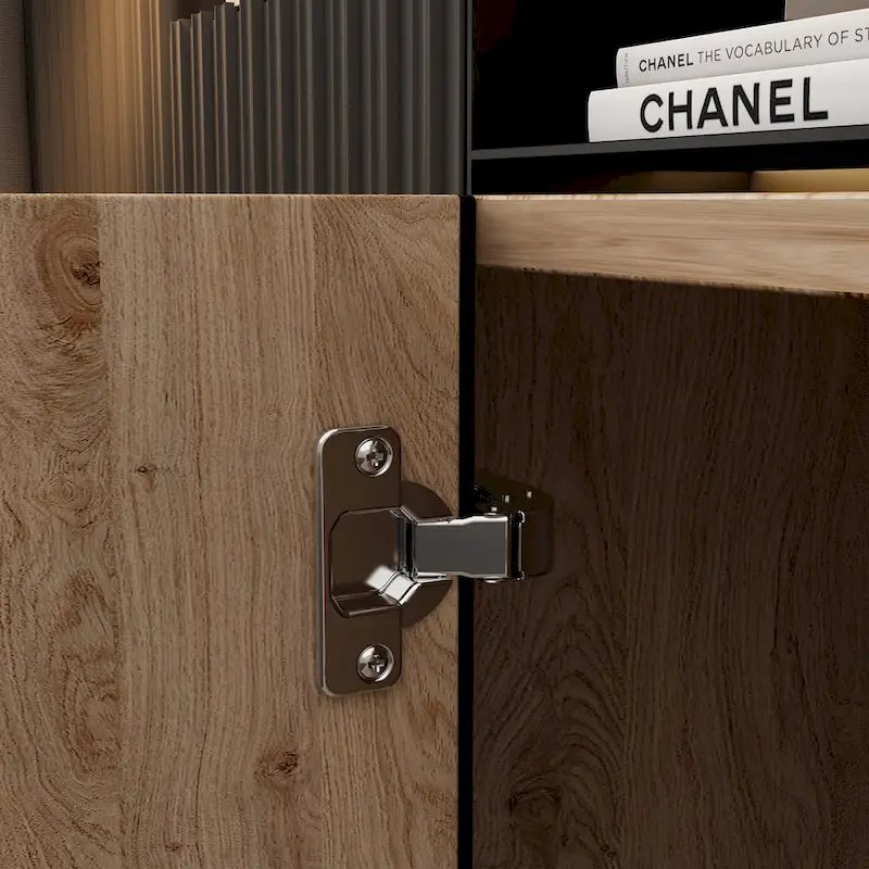 Luxurious TV Stand & Fireplace Combo Integrated LED Fireplace Features