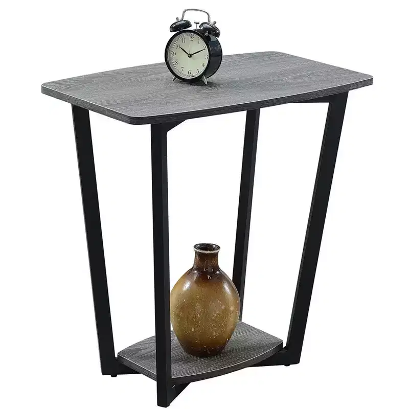 HomeStock Rectangle Metal Table Top End Table 1 -piece