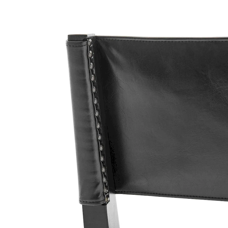Faux Leather & Linen Dining Side Chair (Set of 2)
